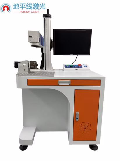 Raycus Jpt Mopa 20W 30W 50W 60W 80W 100W 120W Máquina de marcação de gravação de corte a laser de fibra com marcador de gravador de plástico de joias de metal giratório