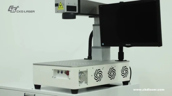 Máquina portátil de gravação a laser de fibra com foco automático para joias, metal, plástico, impressão de logotipo, caixa de celular, impressora de marca 20W 30W 50W